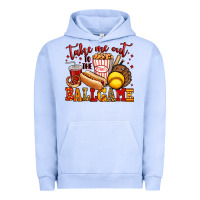 Pigment Grape Ice take me out to the ball game softball Urban Hoodie - Jasminsmagicworld