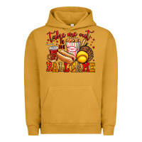 Pigment Peanut Butter take me out to the ball game softball Urban Hoodie - Jasminsmagicworld