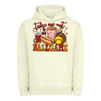Pigment Pistachio take me out to the ball game softball Urban Hoodie - Jasminsmagicworld