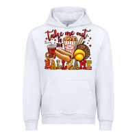 White take me out to the ball game softball Urban Hoodie - Jasminsmagicworld