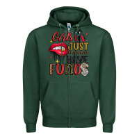 Sports Green girls just wanna have funds Zipper Hoodie - JahusDesignShop