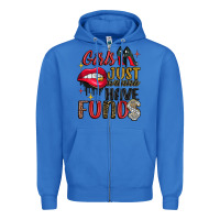 True Royal girls just wanna have funds Zipper Hoodie - JahusDesignShop