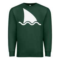 Sports Green shark fin Premium Sweatshirt - DesigneFamous