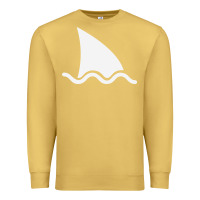 Antique Gold shark fin Premium Sweatshirt - DesigneFamous