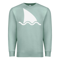 Seafoam shark fin Premium Sweatshirt - DesigneFamous