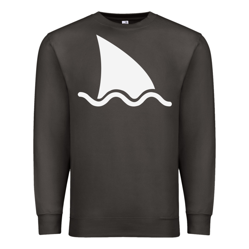Shark Fin Premium Sweatshirt by DesigneFamous | Teevron