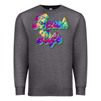 Charcoal Heather beach life Premium Sweatshirt - JahusDesignShop