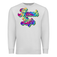 Dove Grey beach life Premium Sweatshirt - JahusDesignShop