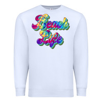 White beach life Premium Sweatshirt - JahusDesignShop