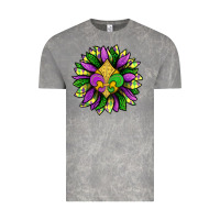 Cloud Rock Mardi Gras Sunflower Vintage Tee - BundleAndBundleShop