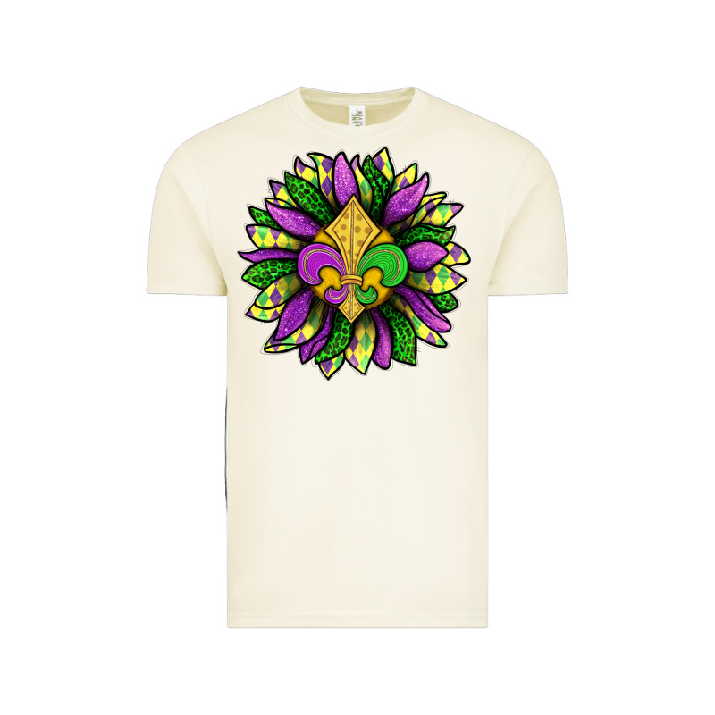 Mardi Gras Sunflower Vintage Tee by BundleAndBundleShop | Teevron