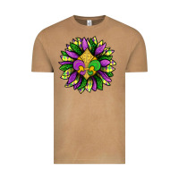 Vintage Camel Mardi Gras Sunflower Vintage Tee - BundleAndBundleShop