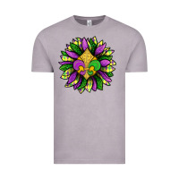 Vintage Zinc Mardi Gras Sunflower Vintage Tee - BundleAndBundleShop