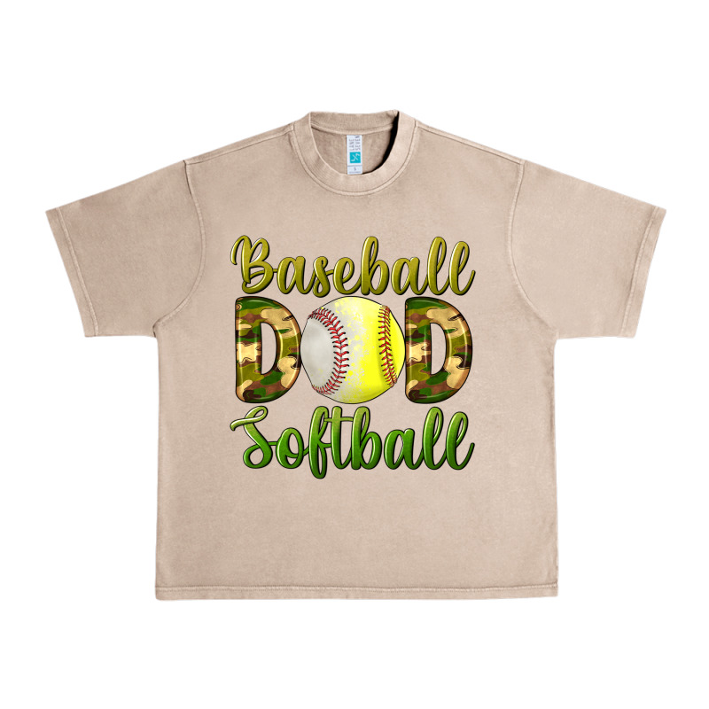 Baseball Dad Softball Urban Heavy Tee by BundleAndBundleShop | Teevron