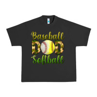 Pigment Black Baseball Dad Softball Urban Heavy Tee - BundleAndBundleShop