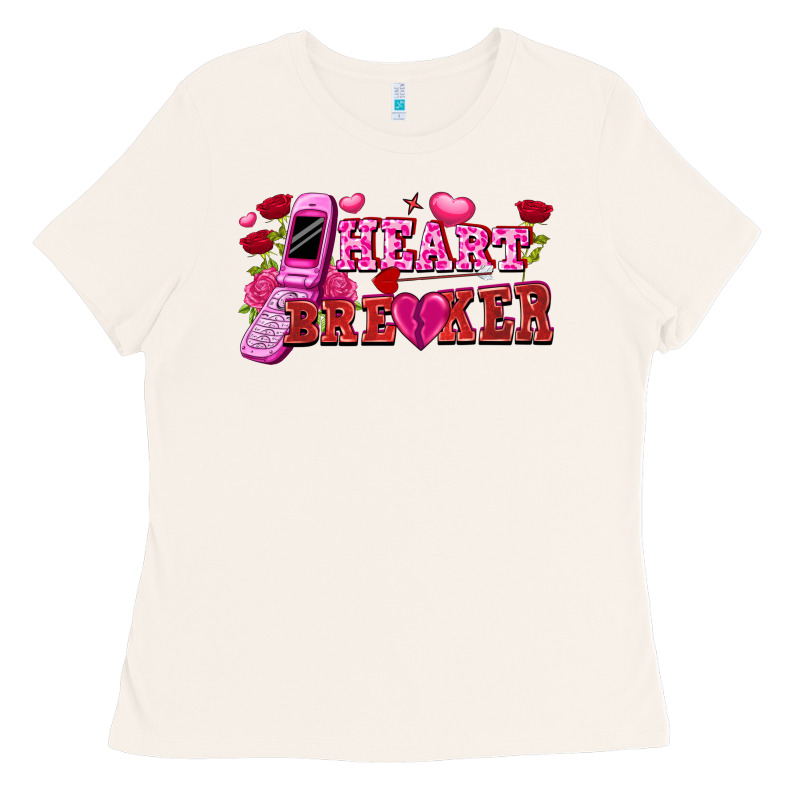 Heart Breaker Valentine's Day Ladies Tee by FaDigitalArtStudio | Teevron