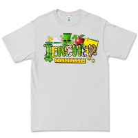 Dove Grey Teacher St. Patrick's Day Premium Tee - HowdyJamesFarm