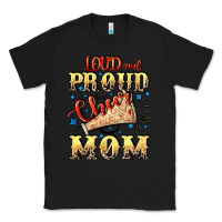 Black Loud and proud cheer Mom Mother's Day Classic Tee - CowGirlArtShop