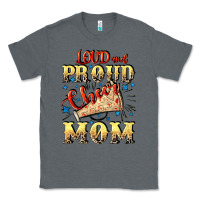 Charcoal Heather Loud and proud cheer Mom Mother's Day Classic Tee - CowGirlArtShop