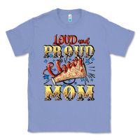Colony Blue Loud and proud cheer Mom Mother's Day Classic Tee - CowGirlArtShop
