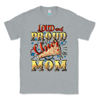Heather Grey Loud and proud cheer Mom Mother's Day Classic Tee - CowGirlArtShop