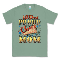 Sage Loud and proud cheer Mom Mother's Day Classic Tee - CowGirlArtShop