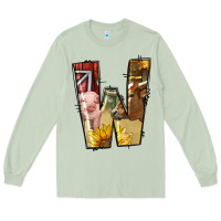 Matcha farm life alphabet lowercase letters w Long Sleeve Tee - BundleAndBundleShop