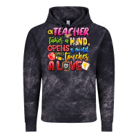 Cloud Black a Teacher Takes a Hand Opens a mind and Touches A Vintage Hoodie - CowhideDigitalArt