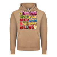 Vintage Coffee a Teacher Takes a Hand Opens a mind and Touches A Vintage Hoodie - CowhideDigitalArt