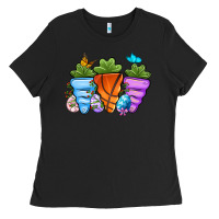Black Basketball Easter sports carrots Ladies Tee - OliviaCreatesArt
