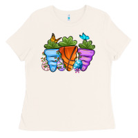 Bone Basketball Easter sports carrots Ladies Tee - OliviaCreatesArt