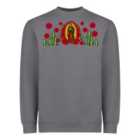 Storm lady of Guadalupe cactus rose Heavyweight Sweatshirt - JahusDesignShop
