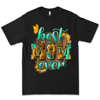 Black Best Mom ever mother's day Premium Tee - HowdyJamesFarm