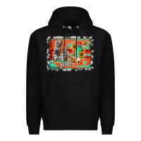 Black western back to school 4th grade Premium Hoodie - Jasminsmagicworld