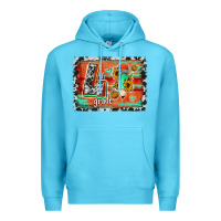 Ocean Blue western back to school 4th grade Premium Hoodie - Jasminsmagicworld