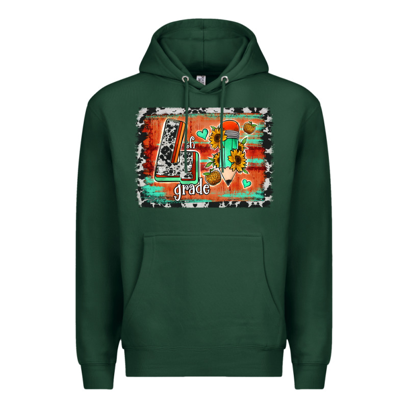 Western Back To School 4th Grade Premium Hoodie by Jasminsmagicworld | Teevron