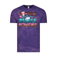 Cloud Purple coffee gives me nurse powers bbs Vintage Tee - BundleAndBundleShop