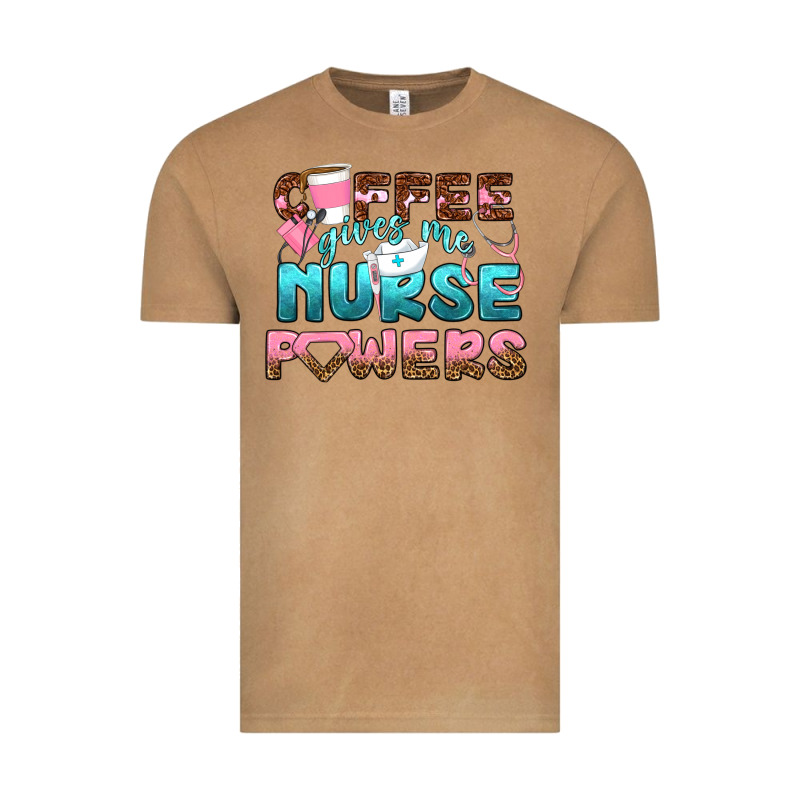 Coffee Gives Me Nurse Powers Bbs Vintage Tee by BundleAndBundleShop | Teevron