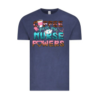 Vintage Denim coffee gives me nurse powers bbs Vintage Tee - BundleAndBundleShop