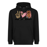 Black peace love labrador Heavyweight Hoodie - JahusDesignShop