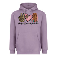 Lavender peace love labrador Heavyweight Hoodie - JahusDesignShop