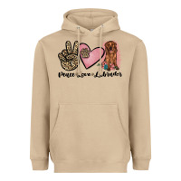 Mushroom peace love labrador Heavyweight Hoodie - JahusDesignShop