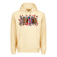 Pina Colada Xox Football Premium Hoodie - CowhideDigitalArt