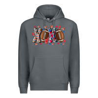 Rock Xox Football Premium Hoodie - CowhideDigitalArt