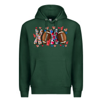 Sports Green Xox Football Premium Hoodie - CowhideDigitalArt
