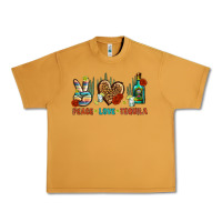 Peanut Butter Peace Love Tequila Urban Heavy Tee - BundleAndBundleShop