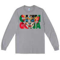 Heather Grey chingona sugar skull Long Sleeve Tee - BundleAndBundleShop