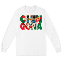 White chingona sugar skull Long Sleeve Tee - BundleAndBundleShop