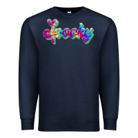 Navy spooky Premium Sweatshirt - JahusDesignShop