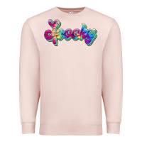 Pale Pink spooky Premium Sweatshirt - JahusDesignShop
